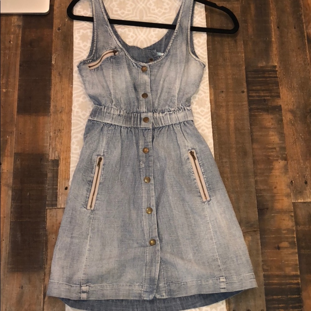 Denim urban outfitters dress